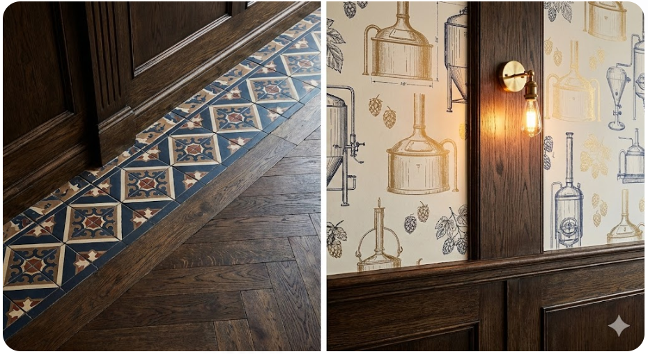 디테일한 인테리어